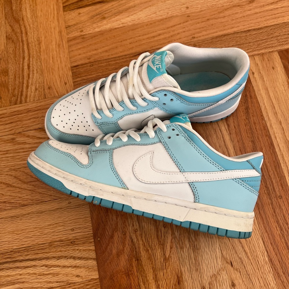 Nike Blue and White Sneakers